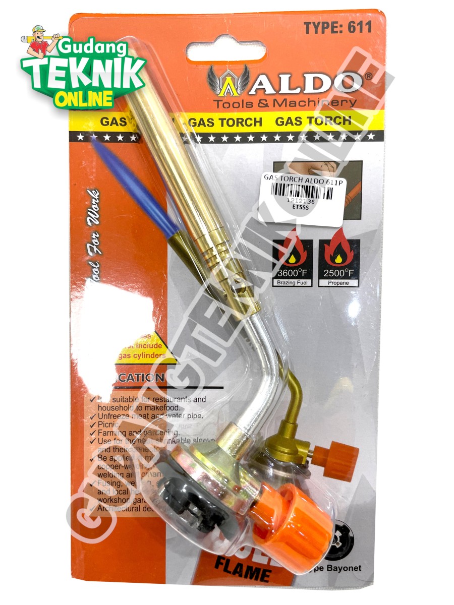 Kepala Gas Torch Aldo 611p Blender Bakar Blow Torch Gas Portable