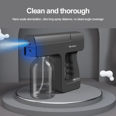 【Ready stock】Nano Blue Light Steam Spray 300ml Wireless Disinfection Sprayer USB Charging Handheld Disinfection Sprayer Humidifier Disinfection Sprayer air purifier