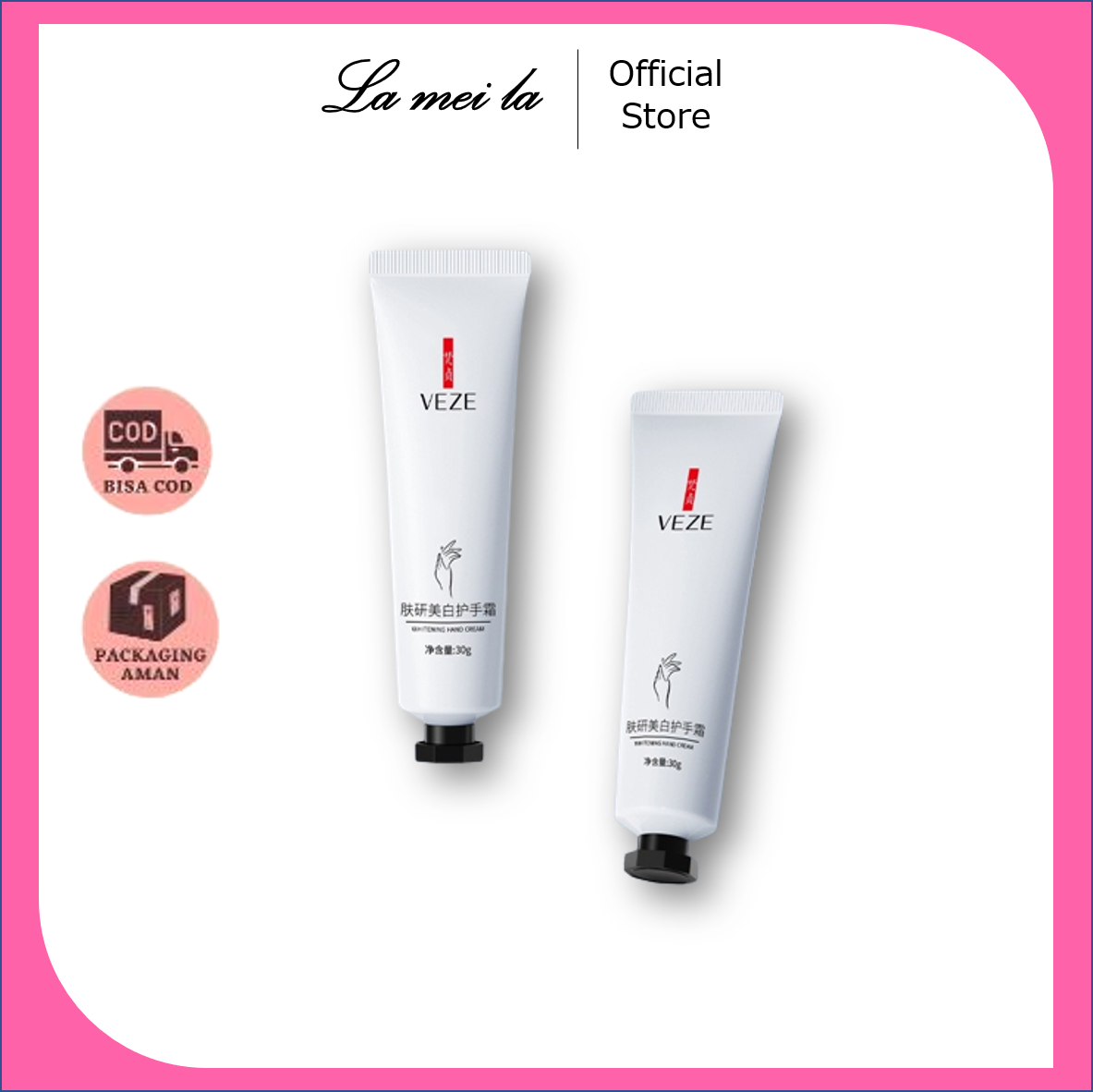 Veze Whitening Hand Cream Moisturizing / Lotion Tangan 30g | Lazada ...