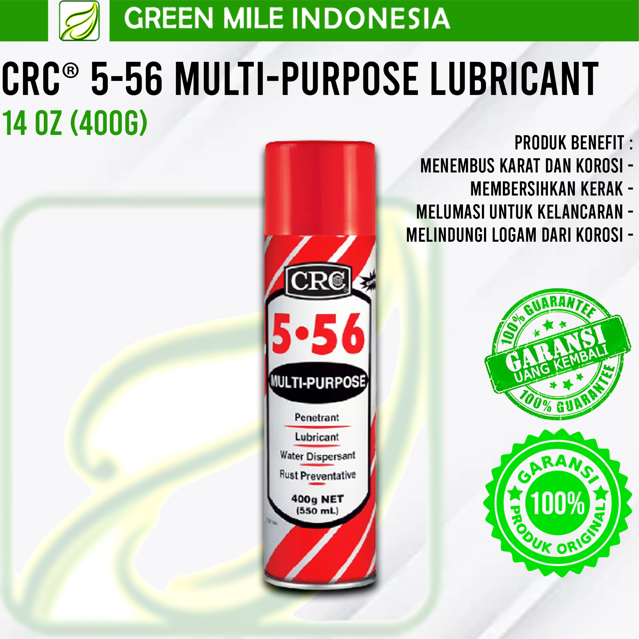 Crc 5 56 Multi Purpose Lubricant Green Mile Indonesia Lazada Indonesia