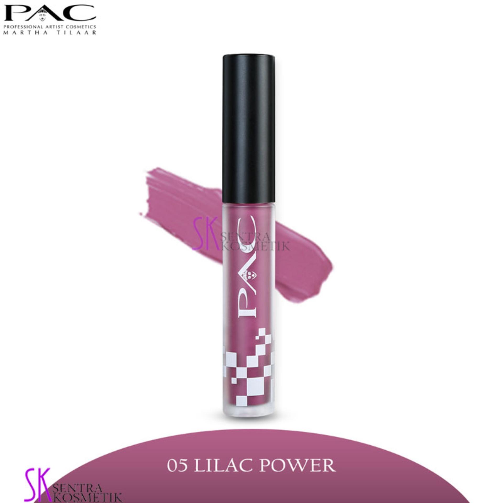 PAC Satin Matte Lip Cream - 05 LILAC POWER
