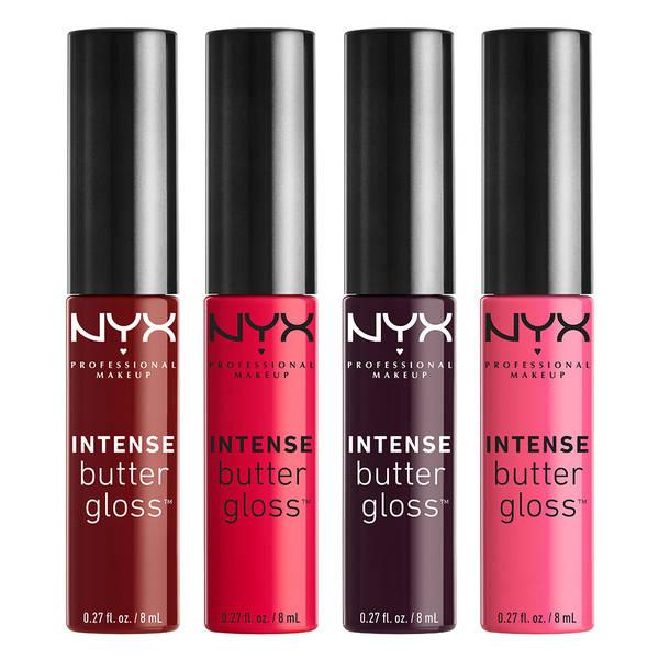 nyx intense butter gloss swatches