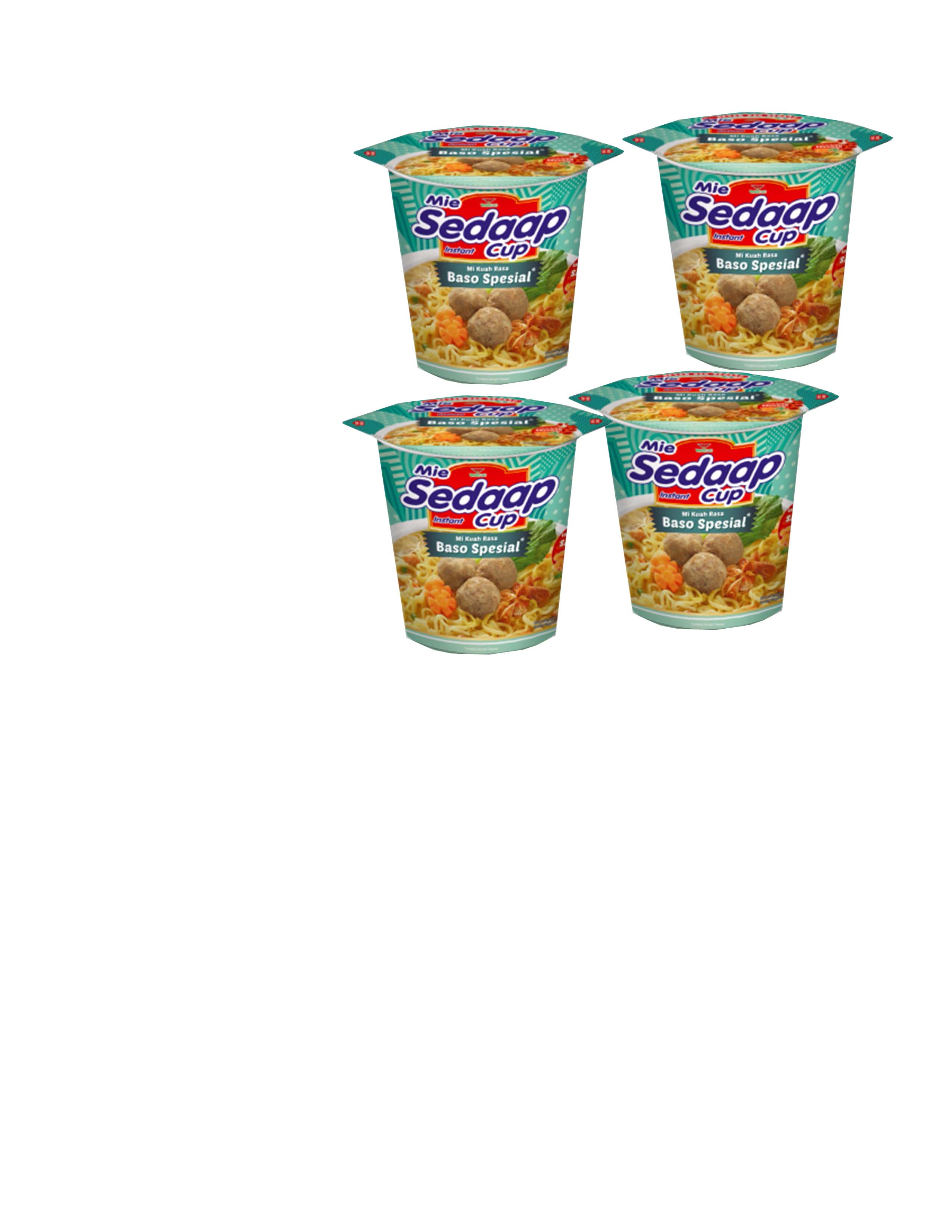 mie instan sedaap cup baso spesial [ 6 cup x 77 gram ] Lazada Indonesia