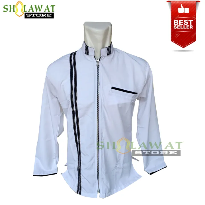 Baju Koko Resleting Dewasa Shopee Indonesia