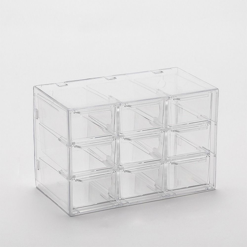 SFHDF แฟชั่นตู้เก็บของซ้อนได้ของจิปาถะหูฟังเครื่องประดับภาชนะบรรจุ