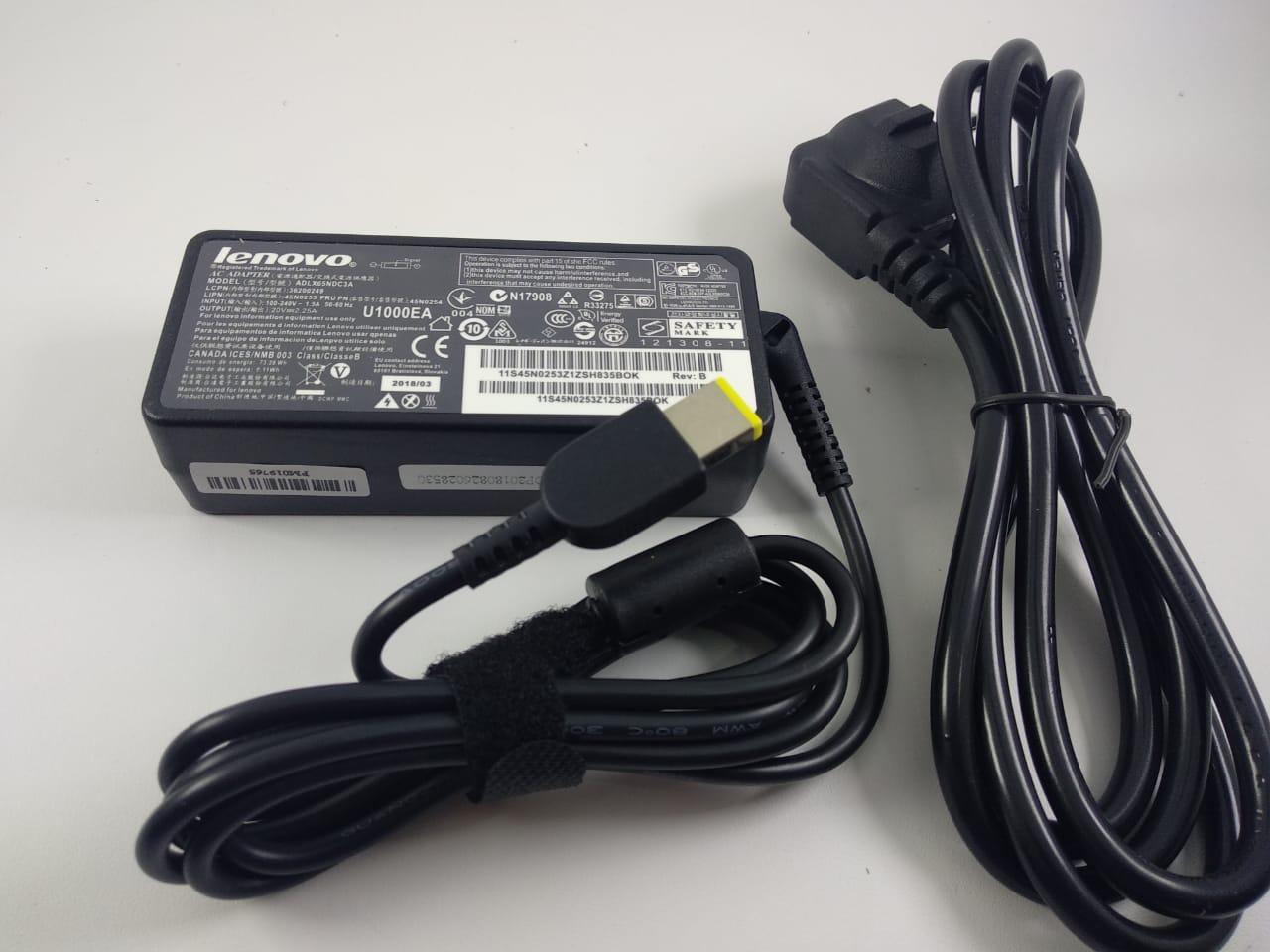 LENOVO ORIGINAL Adaptor Charger Laptop Lenovo 20V 2.25A 45W USB Z40-70 Z40-75 Z50-70 IdeaPad Yoga 11, 11S, 13, X240, z505, z580 Series/ ADLX45NLC3, ADLX45NLC3A, 36200246, 45N0293, 45N029420v Termasuk Kabel Power