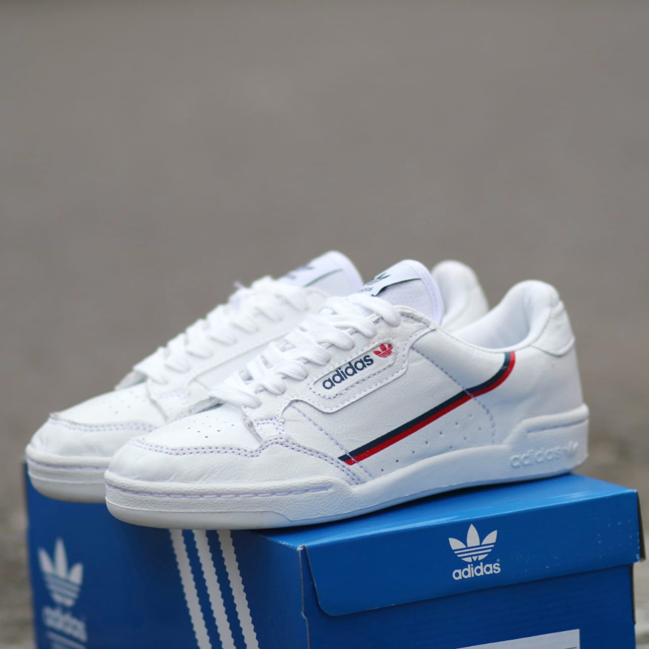 Jual Adidas Continental 80 White 