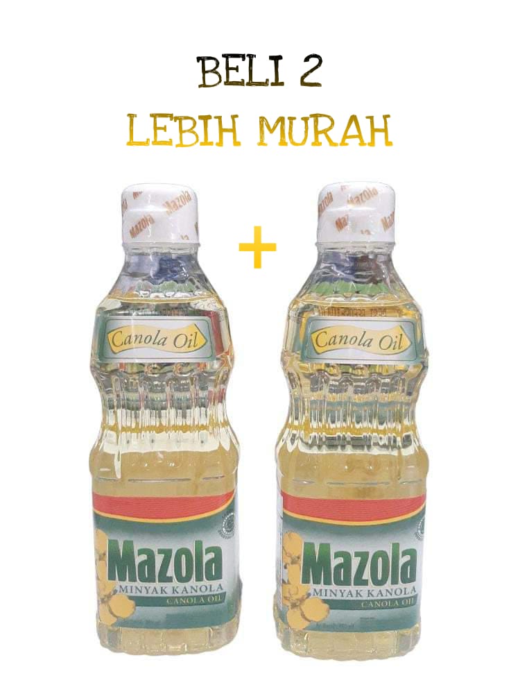 PROMO BELI 2 MINYAK MAZOLA CANOLA OIL 450 ML LEBIH MURAH MINYAK MPASI