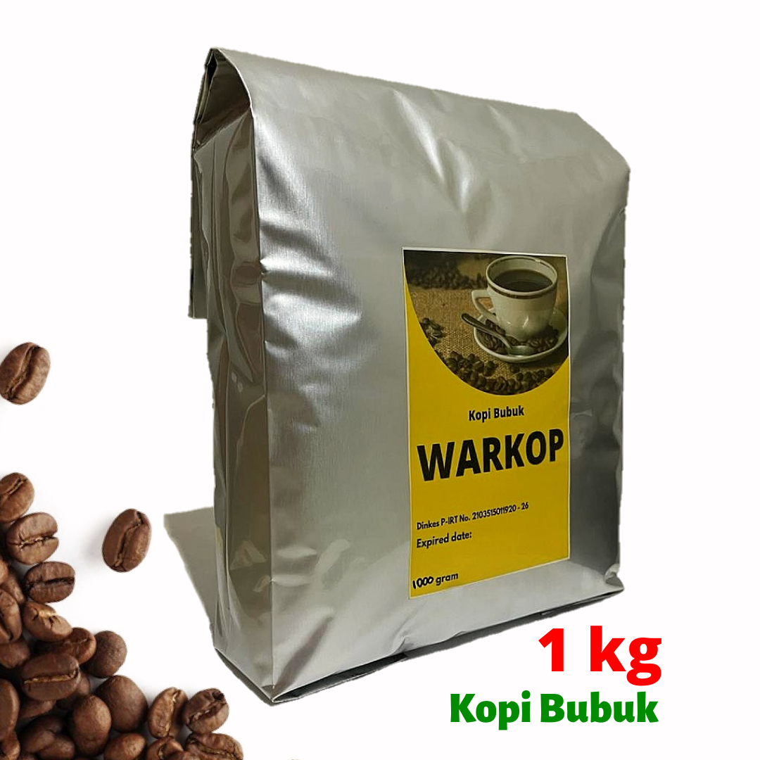 Bubuk Kopi Warkop 1 kg cocok untuk Kopi giras warkop 1kg | Lazada Indonesia