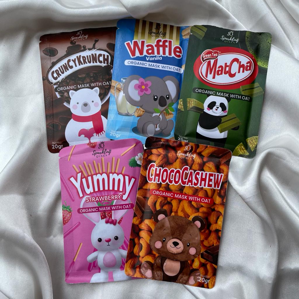 Sparkling Organic Mask Masker Snack Bpom Masker Sparkling Masker Tango Masker Pocky Lazada Indonesia