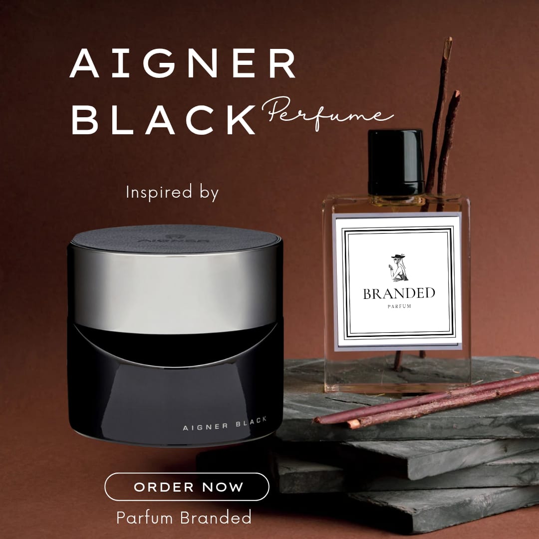 Aigner Black Essence Parfum Pria Premium Premium Aroma Woody