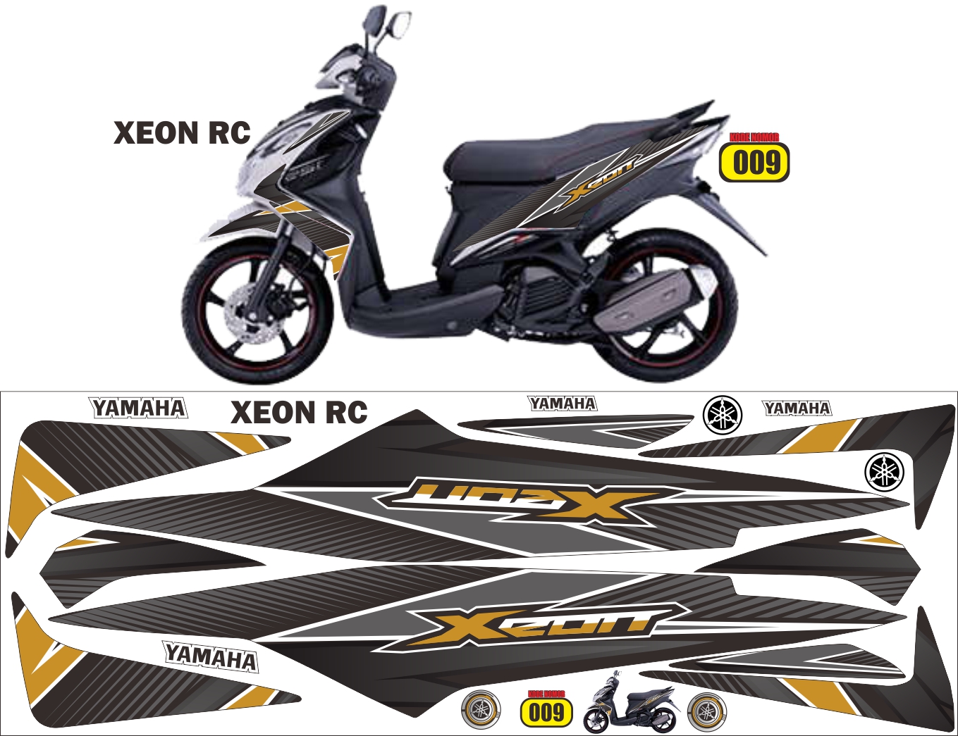 Sticker Striping XEON RC Variasi Grafis Lazada Indonesia