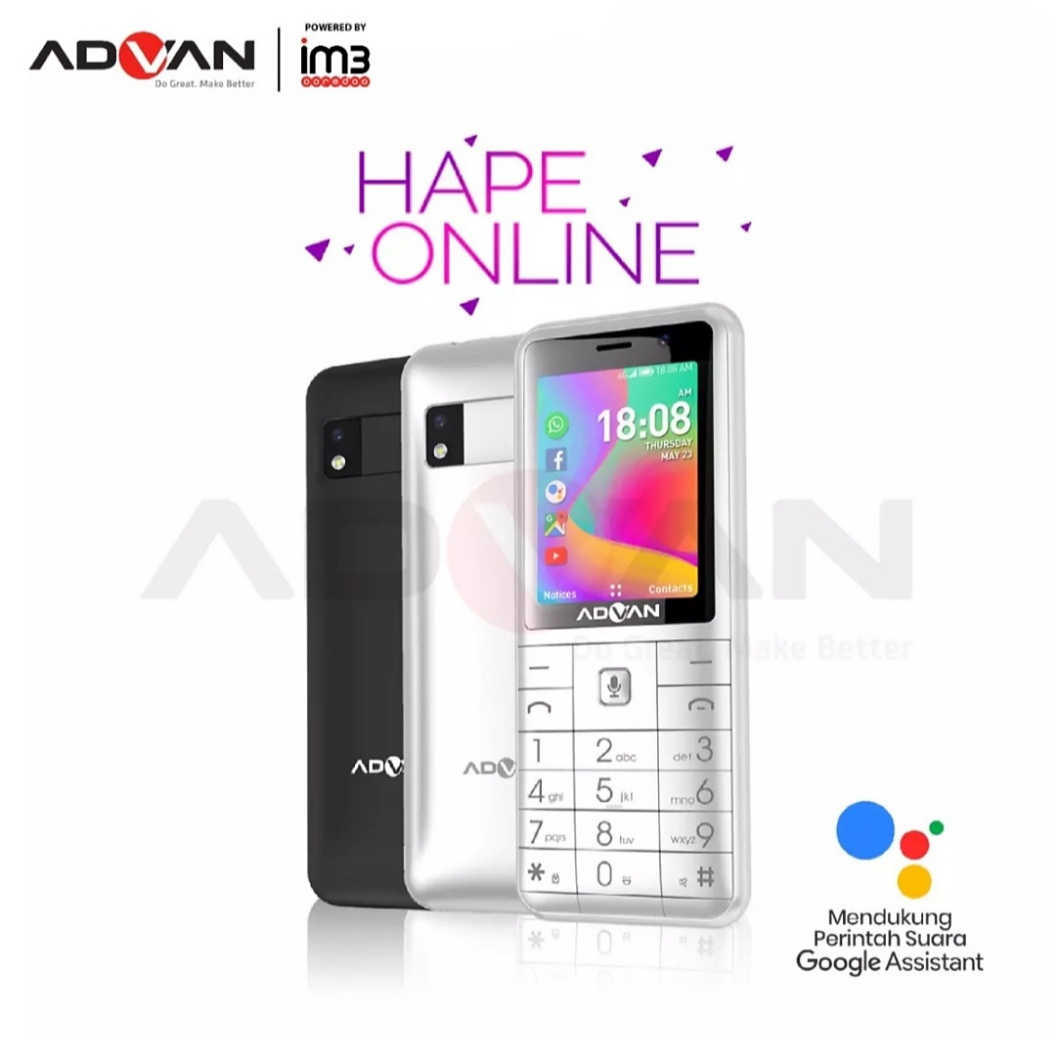 Advan Smart Feature Phone 2406 Kaios Bisa Wa Youtube Facebook Hp Murah Hape Online 4g Lazada Indonesia