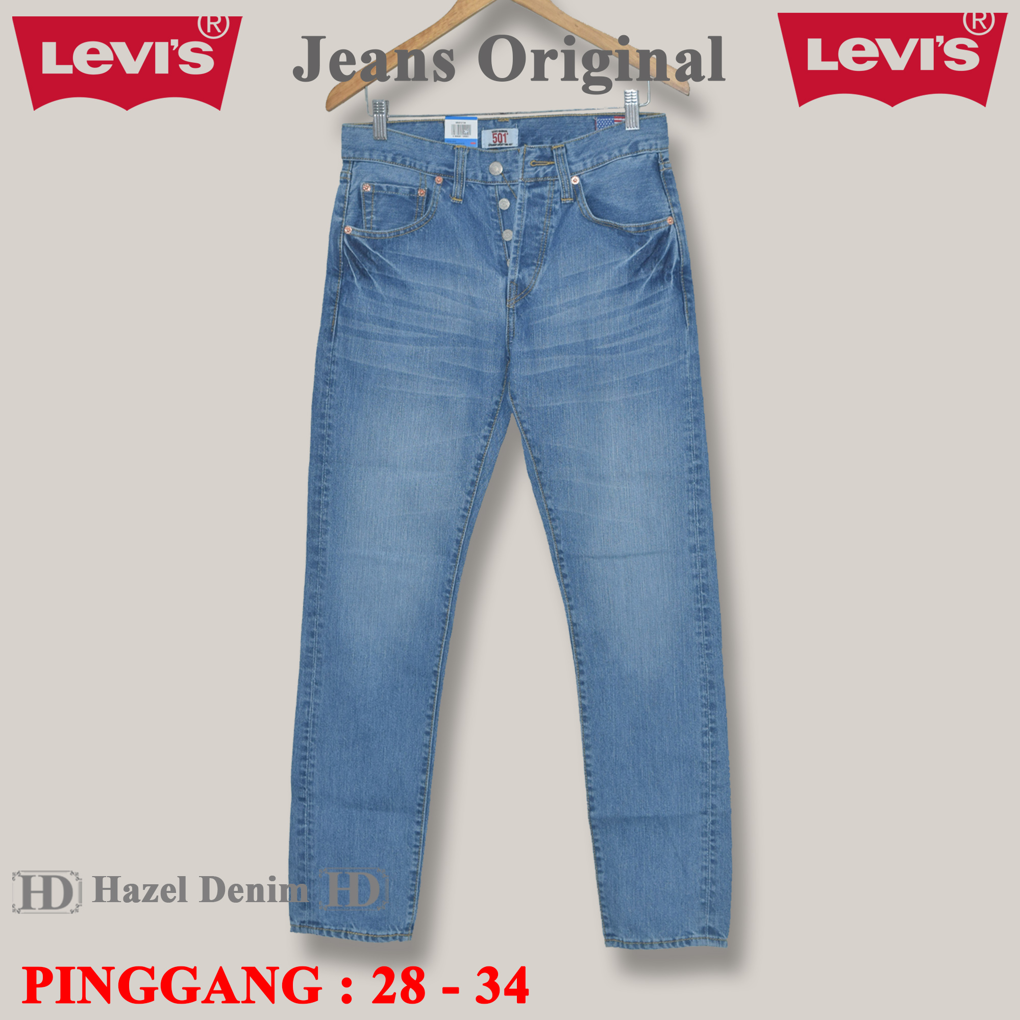 Celana Jeans Panjang Pria Levis 501 
