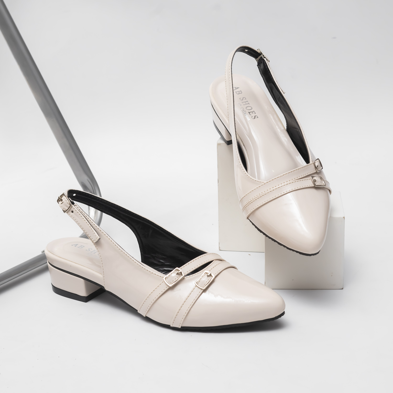 LANCY Sepatu Heels Wanita Tali Gesper cm Trendy Super Empuk