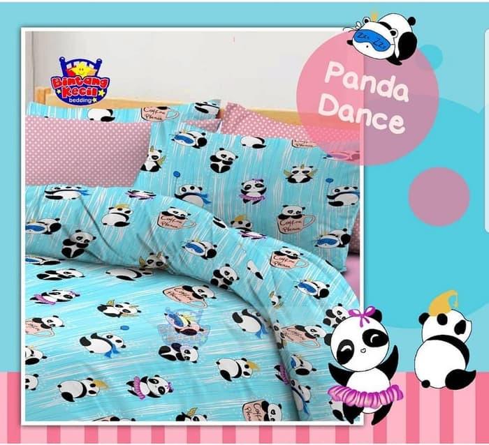 Sprei STAR Panda Dance2 Ukuran 100x200 - ready stock