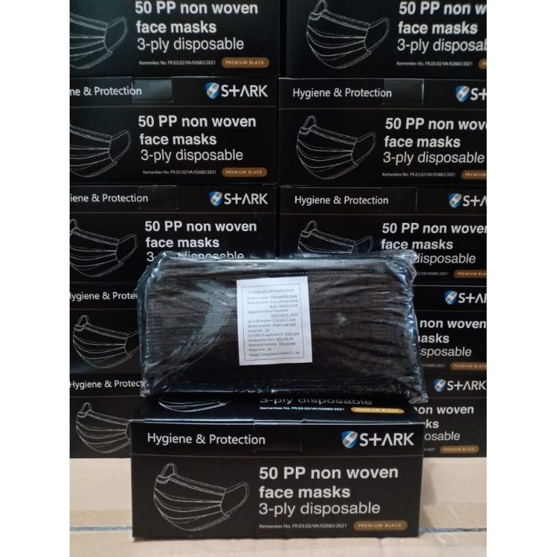 Masker Kuping Merk S Ark Isi 50pcs Warna Hitam Atau Putih Lazada Indonesia