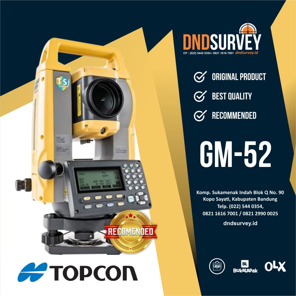 Total Station Topcon GM52 Original | Lazada Indonesia