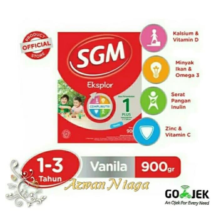 Susu Bayi Sgm Eksplor 1+ 900gr - 1 Plus 900 Gr Rasa Madu - Vanilla By Sepatu Aku