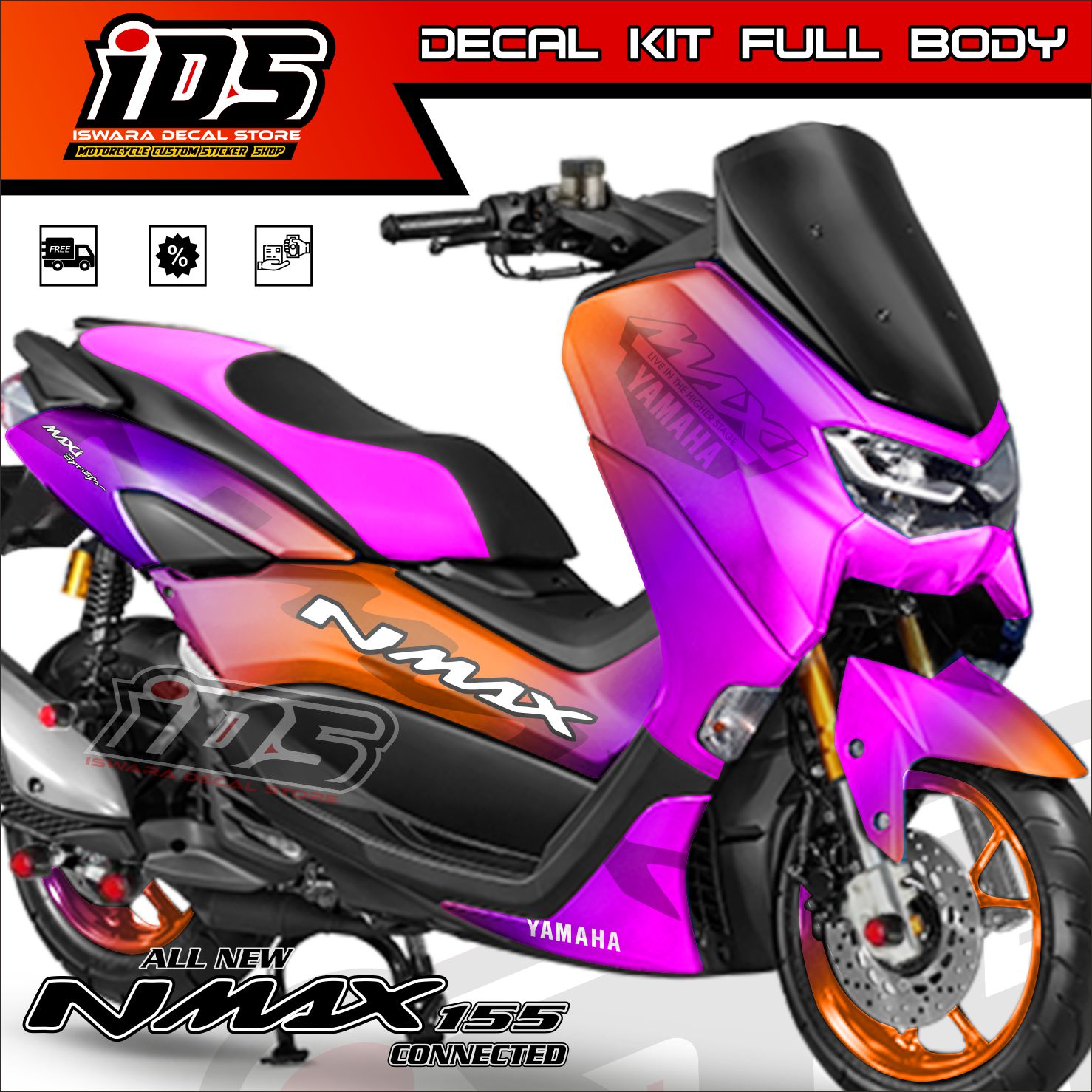 Decal Nmax Decal Nmax Full Body Dekal Nmax Stiker Nmax Full