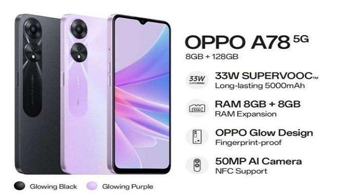 hp oppo a78 5g