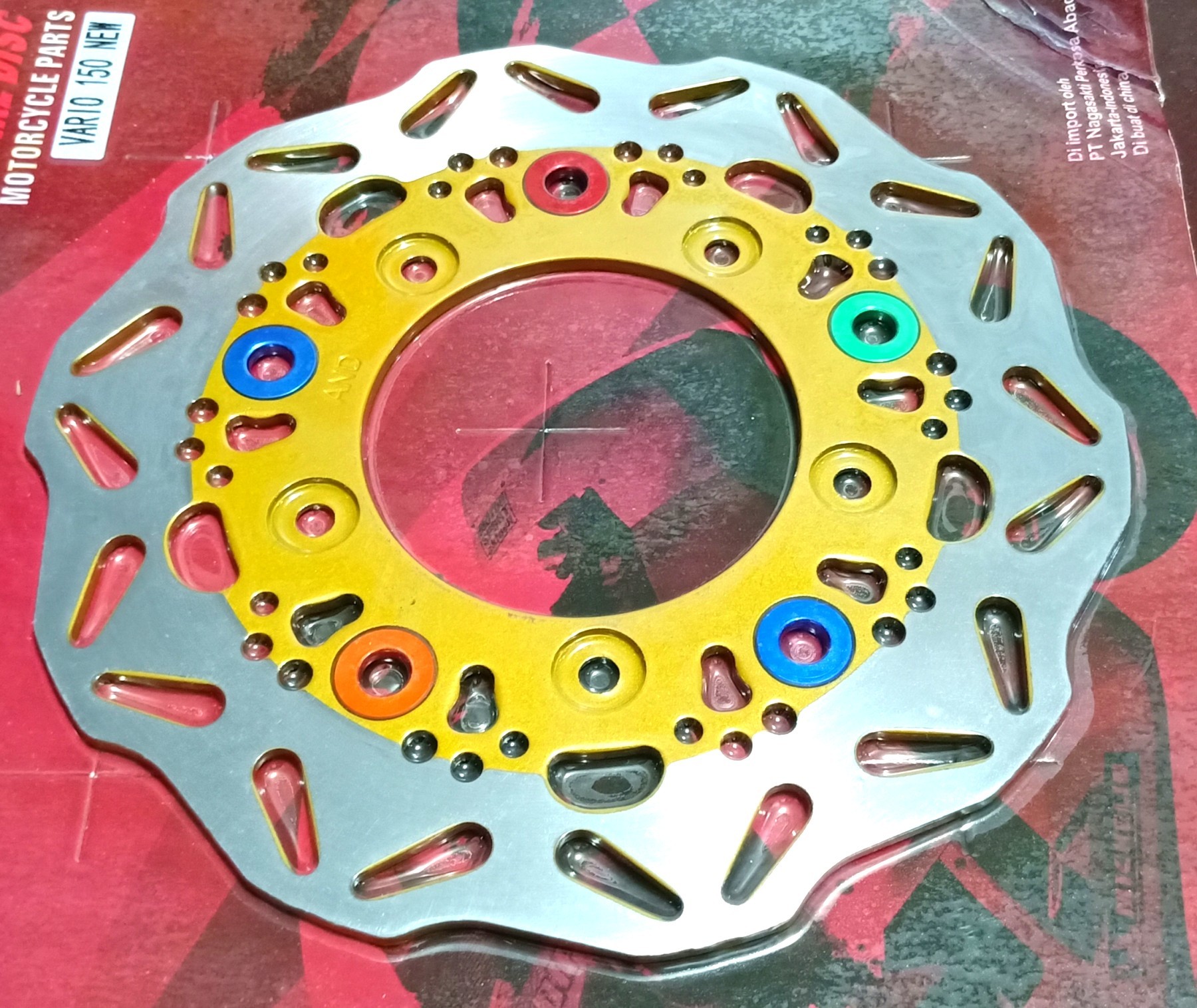 Piringan Cakram Vario New 150 2018 2019 2020 Disk Cakram Depan Honda Esp New Vario 150 Baut Lubang 5 Ukuran 190mm Standar Besar Motor Lazada Indonesia