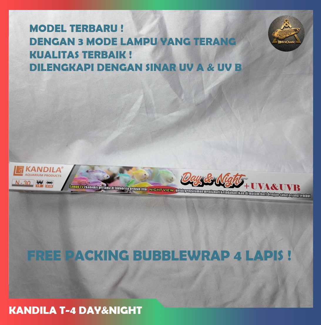 Free Packing Pvc Lampu Kandila Mode Day And Night Seri T Uv A Dan Uv B Lampu Led Aquarium