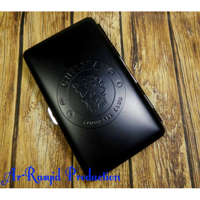 Tempat Kotak Rokok Kaleng Motif Timbul Chelsea Lazada Indonesia