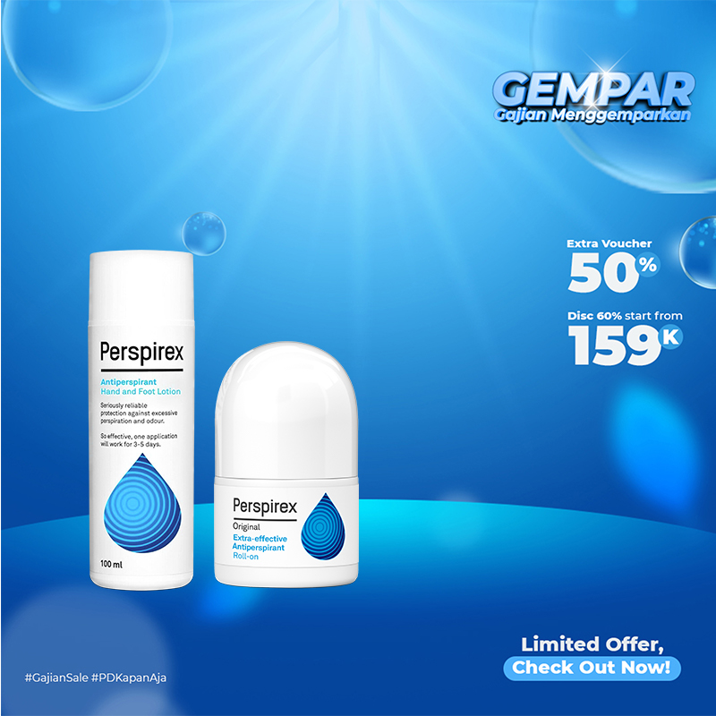 Perspirex Original AntiPerspirant Roll On 20ml + Perspirex Foot