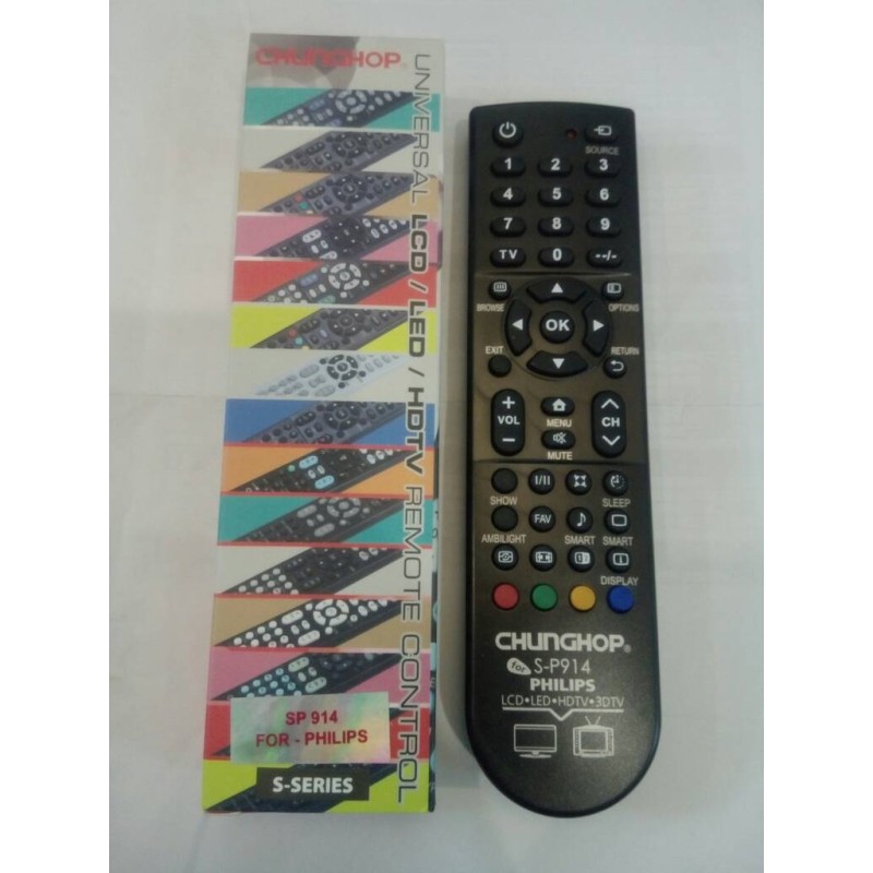 REMOT REMOTE TV LCD LED MULTI UNIVERSAL PHILIPS