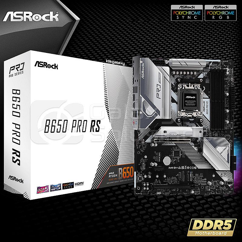 ASRock B650 Pro RS Socket AM5対応 AMD B650 チップセット搭載ATXマザーボード