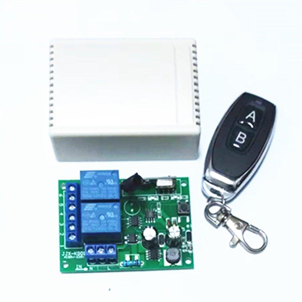 433 MHZ Universal Nirkabel Pengendali Jarak Jauh Switch AC 85 V ~ 250 V 110 V 220 V 2Ch Relay Modul Penerima dan RF 433 MHZ