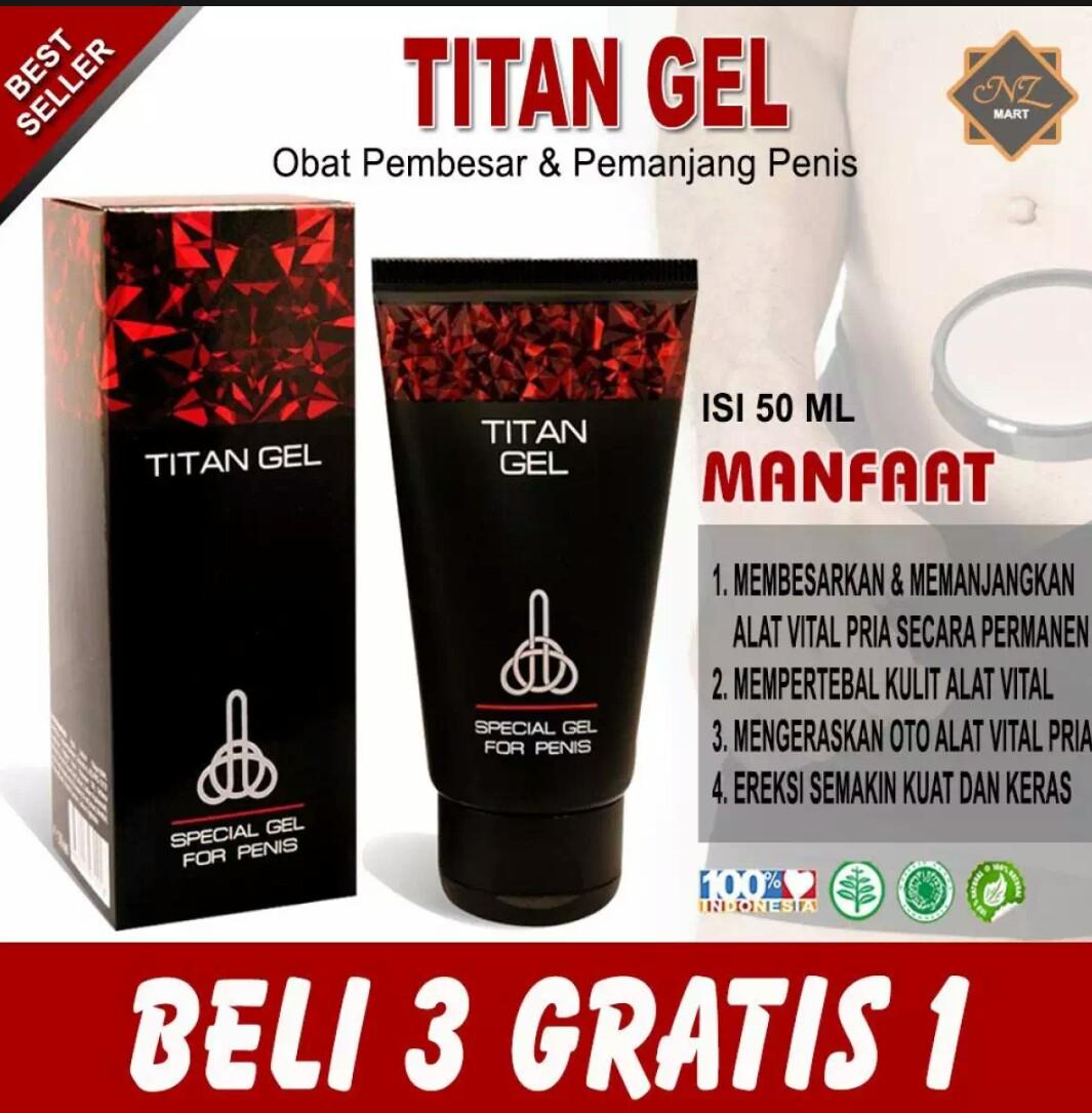 Obat Pembesar Alat Vital Pria Herbal Permanent No1 Di Jamin Asli Titan Gel Rusia Obat Oles Pembesar Penis Permanen Pemanjang Alat Vital Kelamin Pria Lelaki Obat Kuat Tahan Lama Lazada Indonesia