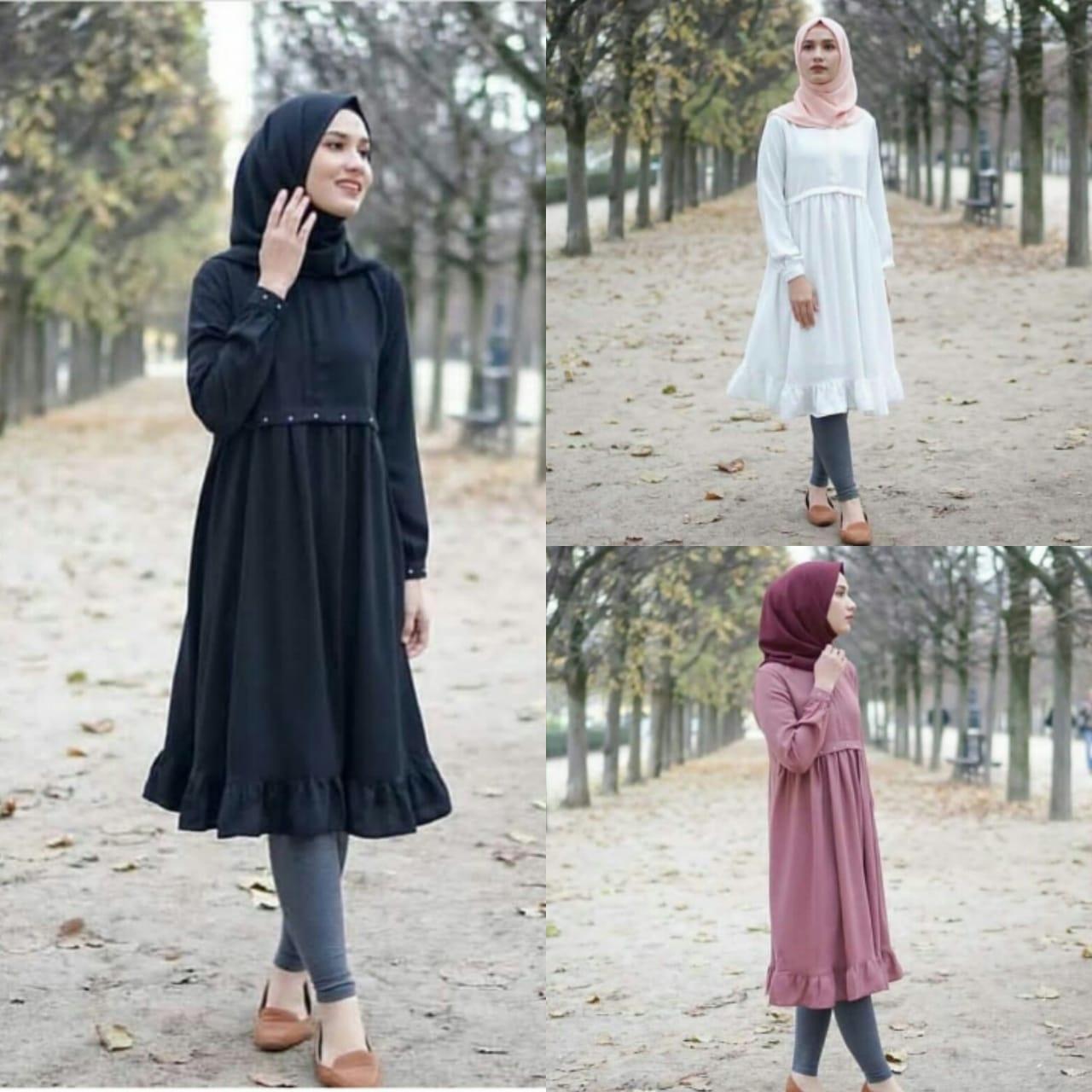 Cuties Shop SFS Andika TunikMatt Twistcone,Size fit to L,apk mutiara