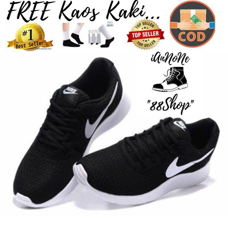 SEPATU NIKE/ADIDAS_88(NKB-02)NIKE HITAM/MOTIF HITAM/SEPATU SEKOLAH SPORT/SEPATU OLAHRAGA/SEPATU SNEAKERS/SEPATU KULIAH/SEPATU PRIA/SEPATU WANITA/TERBARU/TERMURAH/TERLARIS/REMAJA/DEWASA/MODE TREND MASA KINI -@.iannone88shop