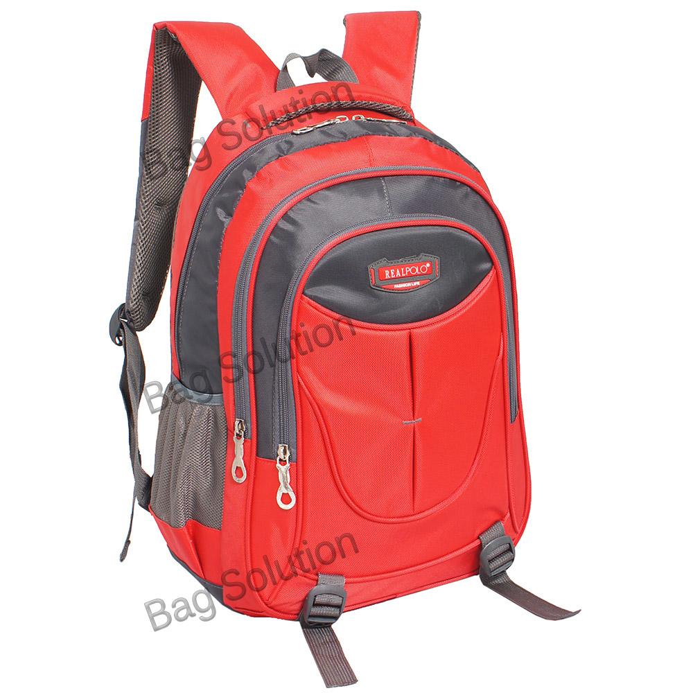 Real Polo Tas Ransel Kasual - Tas Pria Tas Wanita Backpack Daypack - GAB - Gratis Ongkir Seluruh Indonesia