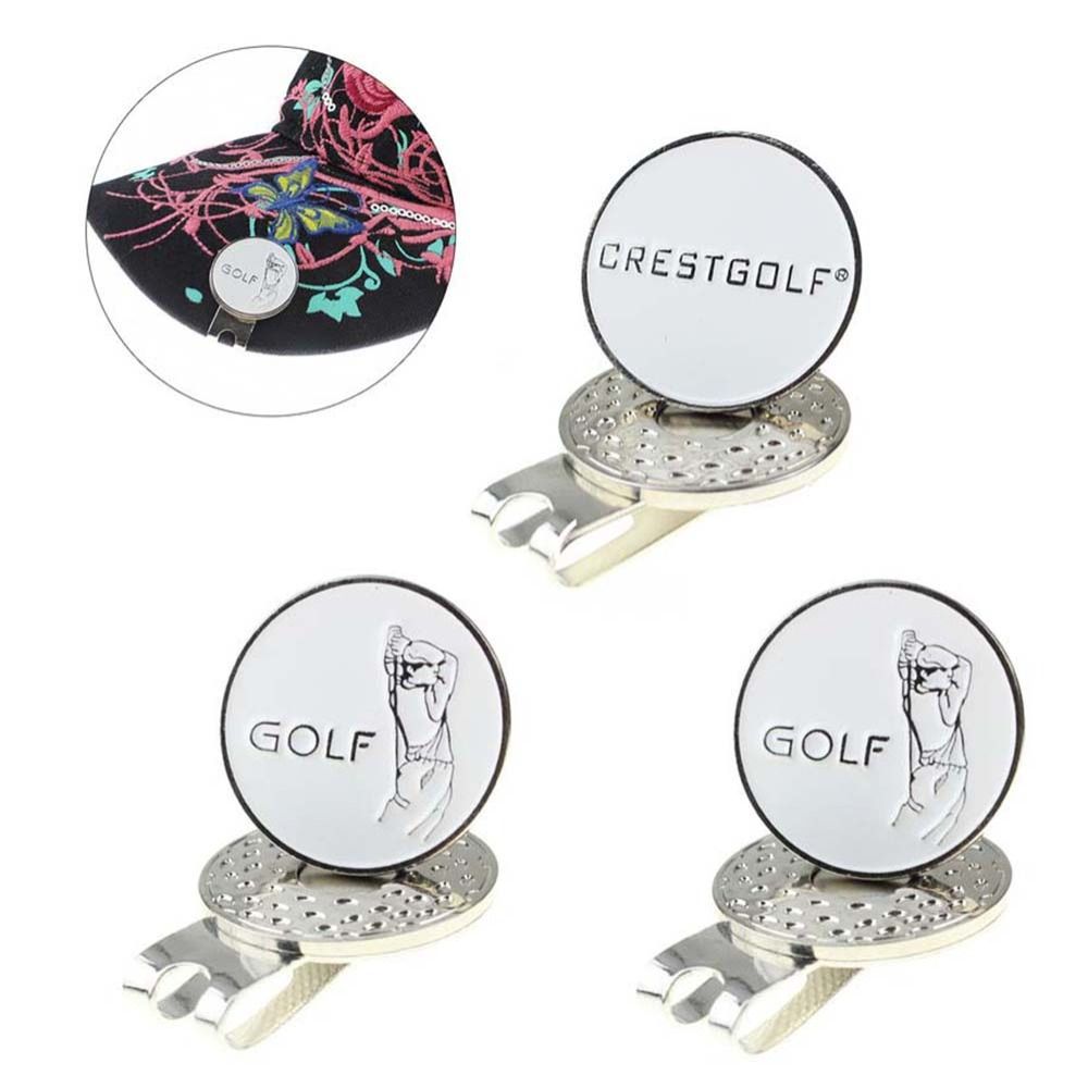 RIRIANN Dụng Cụ Hỗ Trợ Tập Golf Chuyên Nghiệp Thiết Thực Dụng Cụ Nhắm Cho Người Chơi Golf Phụ Kiện Kẹp Mũ Golf Dụng Cụ Đánh Dấu Mũ Đánh Dấu Căn Chỉnh Đánh Gôn
