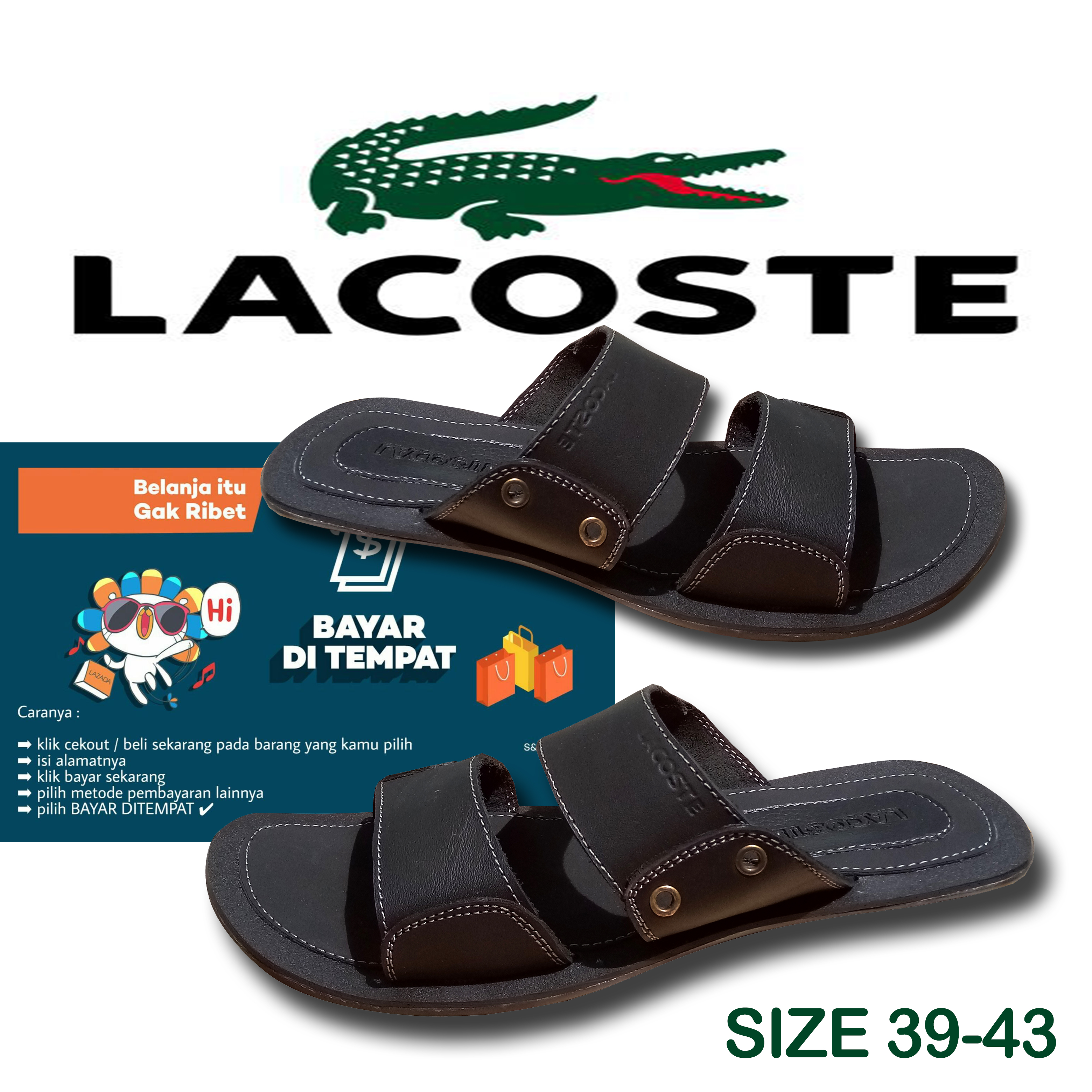 sandal lacoste 2019