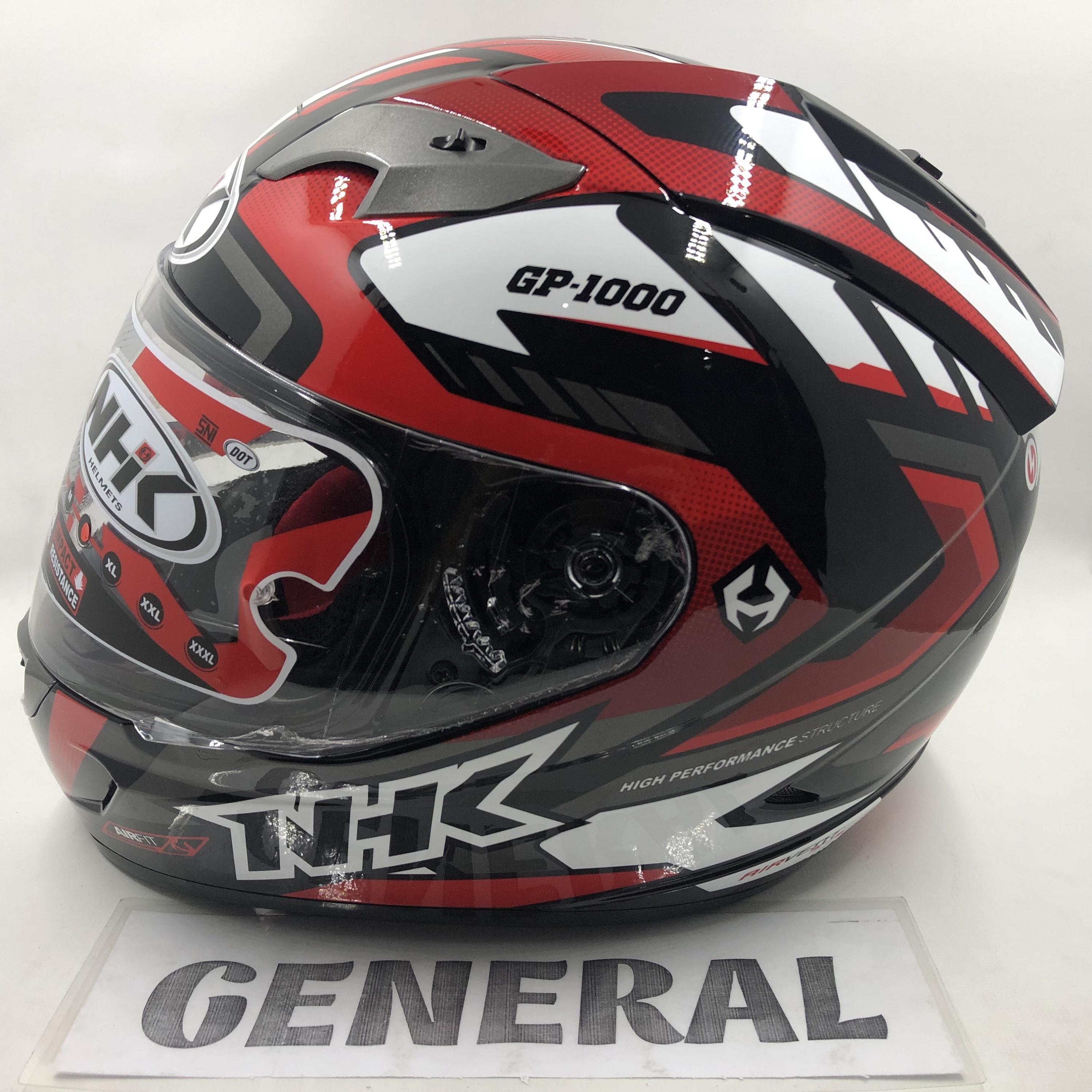 HOT Gp 1000 Helm Nhk Full Face Merah Helm NHK GP1000 GP