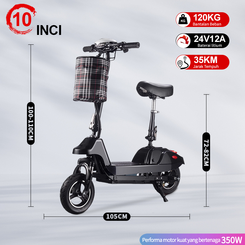 JF Lipat Skuter Listrik SKuter Elektrik Listrik Scooter