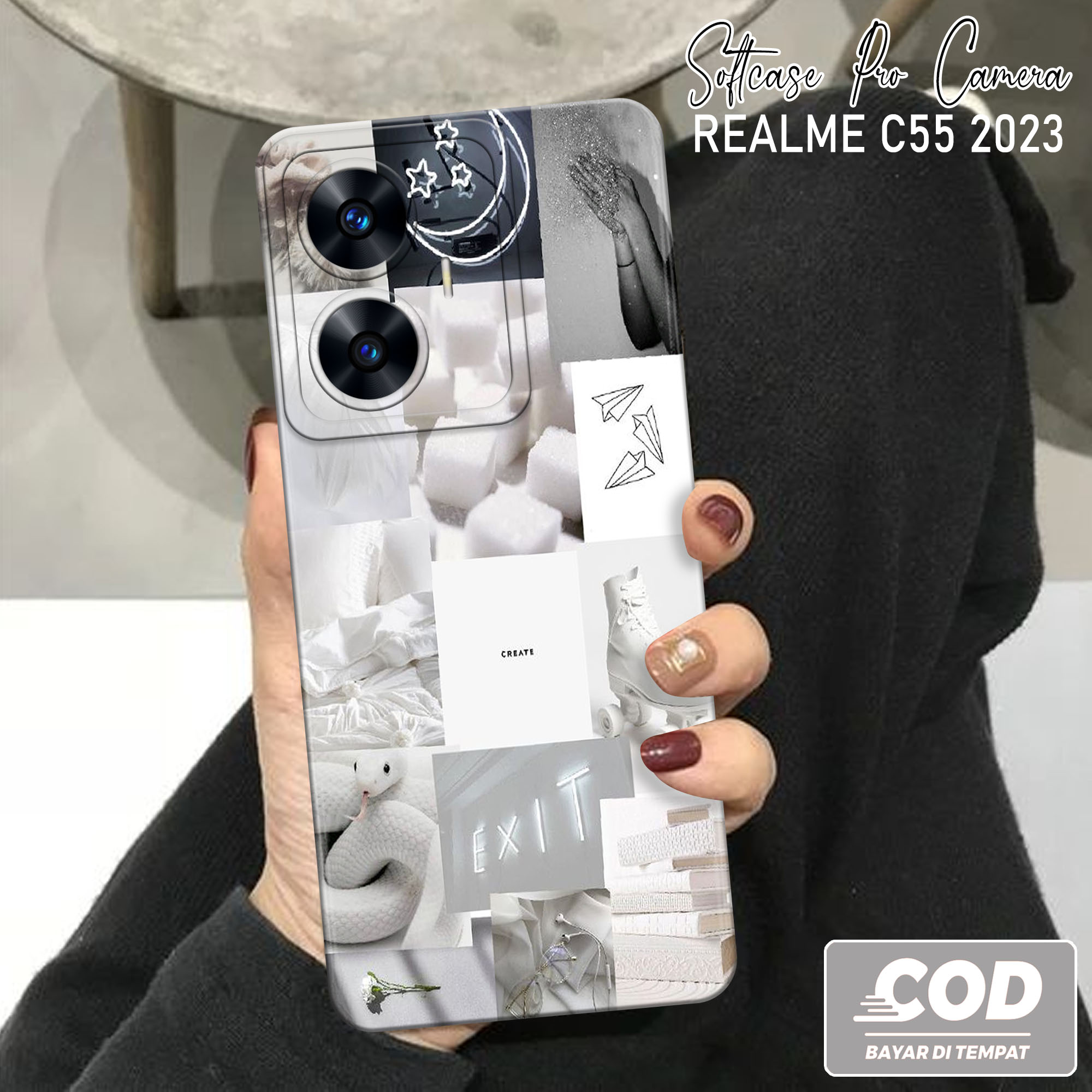 Case Hp Softcase Pro Camera Realme C55 2023 Terbaru Softcase Realme 