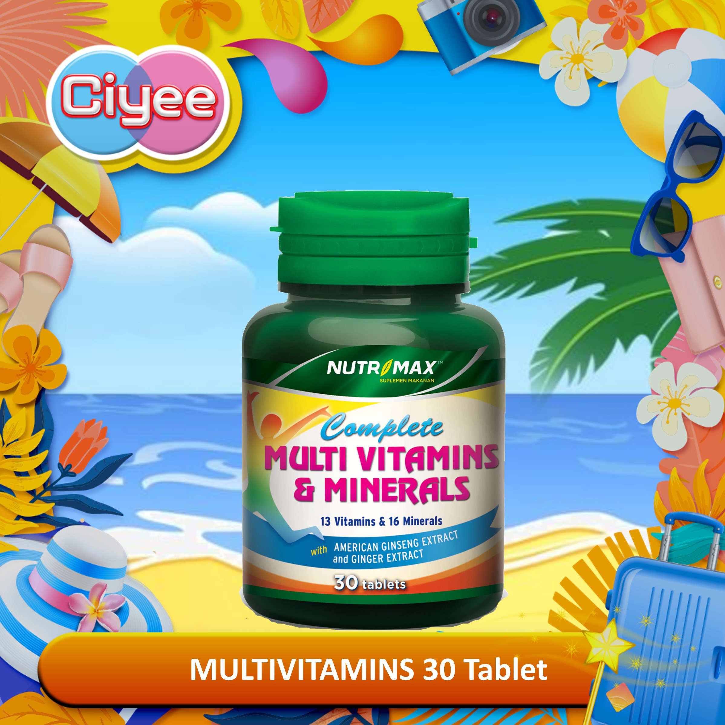 Nutrimax Complete Multivitamins & Minerals Isi 30 Tablet - Suplemen ...