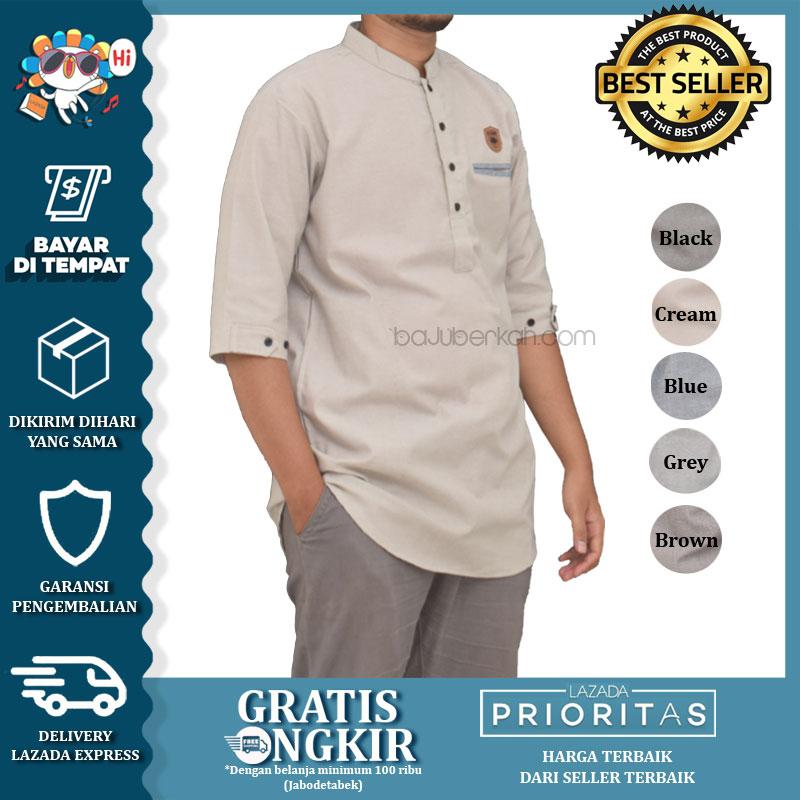 BAJUBERKAH - Koko Kurta Al Hanif Original / Baju Koko Pakistan / Baju Koko Pria