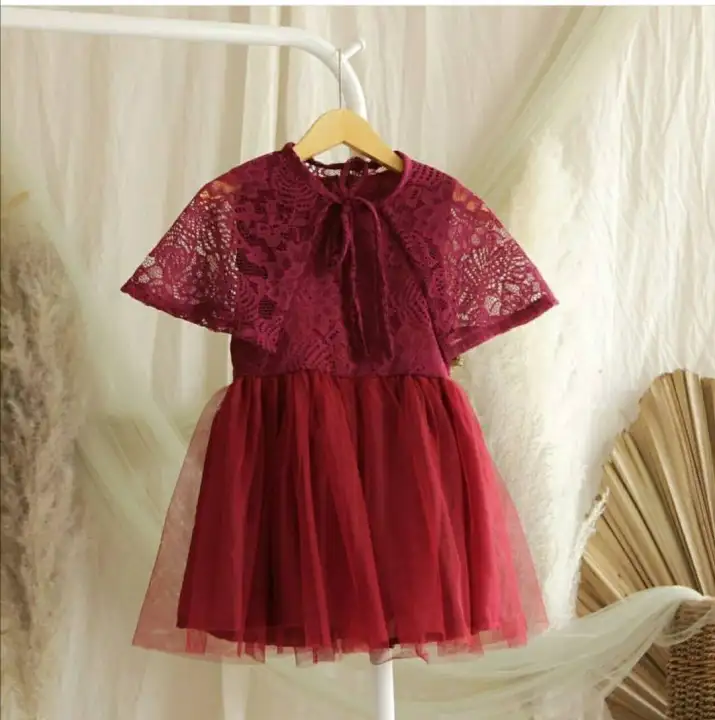 Dress Pesta Anak Brukat Usia 3 5 Tahun Chelsy Dress Natal Anak Baju Ulang Tahun Anak Baju Dress Anak Perempuan Model Baru Lazada Indonesia