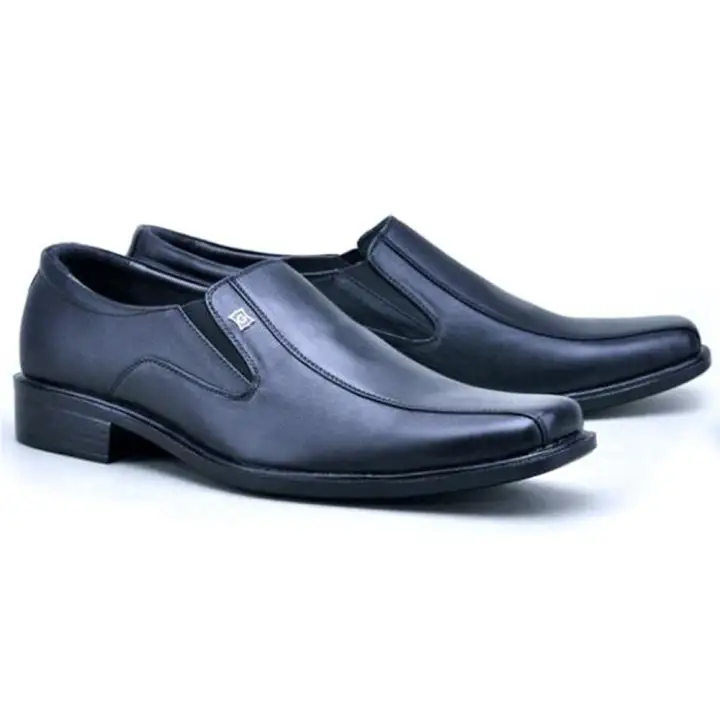 Sepatu Kerja Sepatu Pantofel Sepatu Kantor Sepatu Pria Sepatu Kondangan Sepatu Formal Pria Polos Hitam Bonus Kaos Kaki Lazada Indonesia