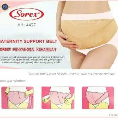 KORSET HAMIL SOREX 4427 - STAGEN PENYANGGA KEHAMILAN - MATERNITY BELT - Korset Penyangga Kehamilan