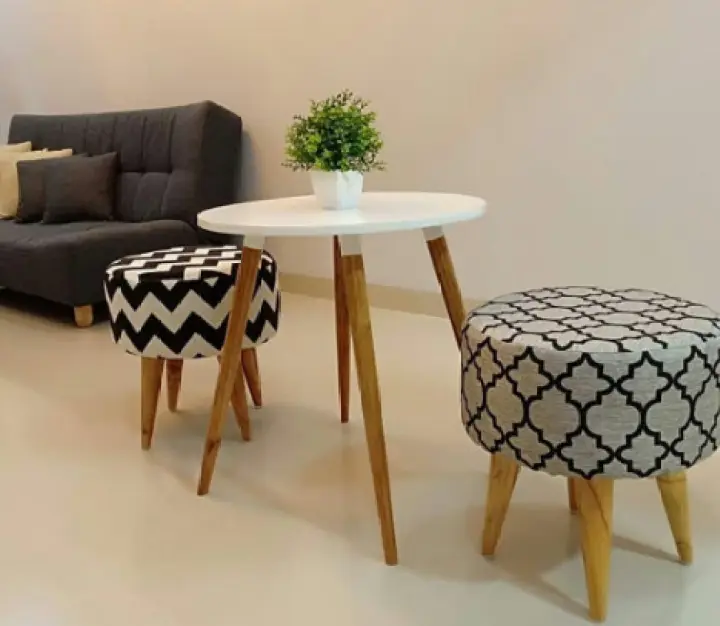 Kursi Stool sofa bulat Set | Lazada 