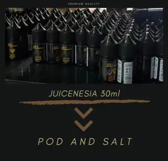 5 Botol Liquid 30 Ml 0mg Juicenesia Rasa Enak Dengan Coil 1 Ohm