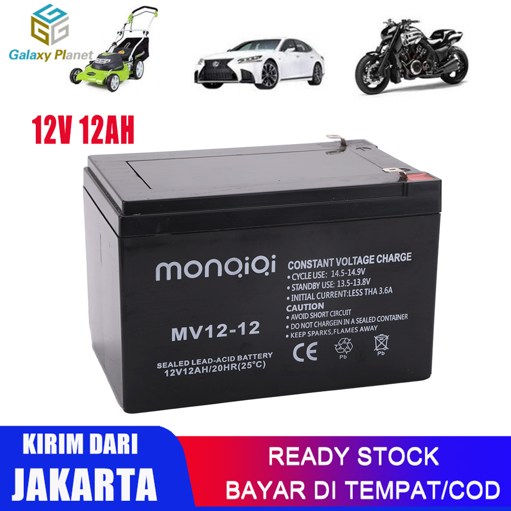 Aki Kering Original 12V 12AH / Baterai Accu Tangki Alat Semprot Sprayer