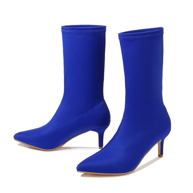 high heel waterproof boots